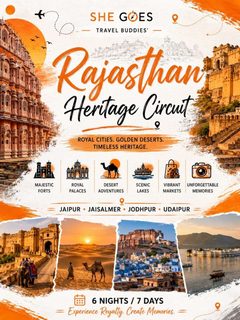 Rajasthan Heritage trip from Kerala Group Tour