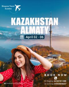 Kazakhstan Tour April group trip from Kerala