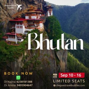 Bhutan September Trip from Kerala
