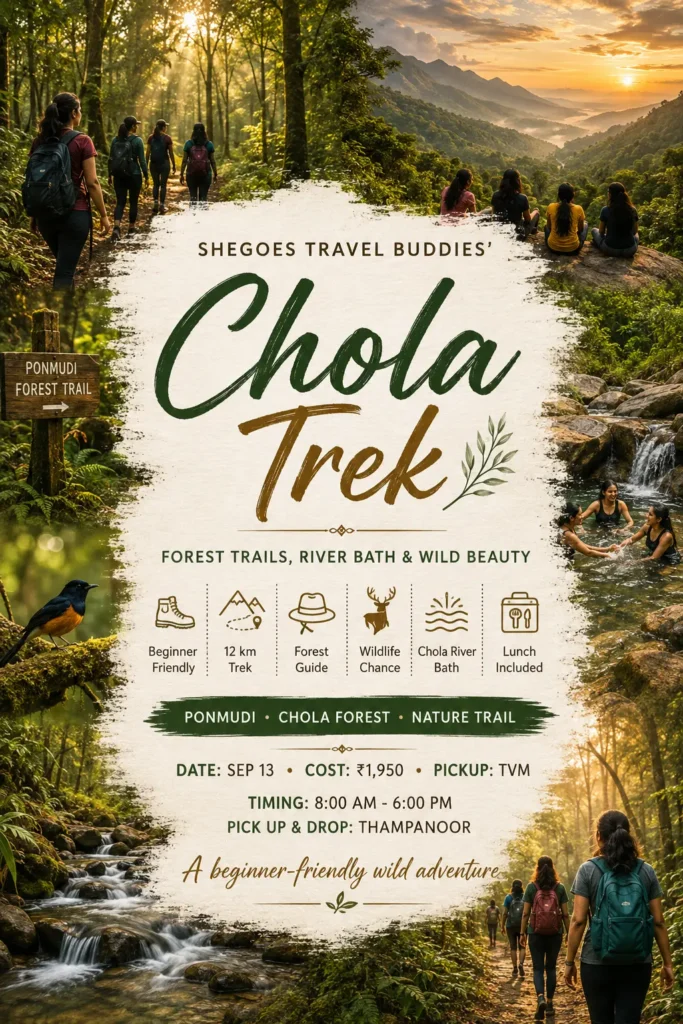Chola trek from Trivandrum