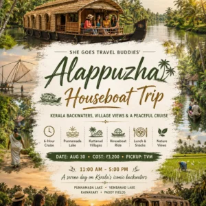Alappuzha Houseboat Trip -She Goes